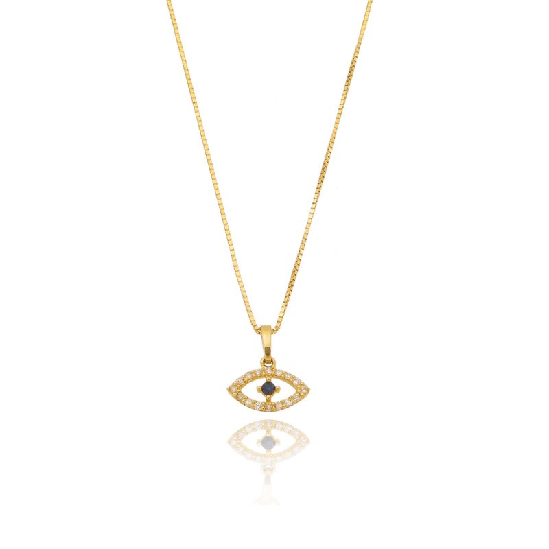 pingente-olho-grego-mini-de-ouro-amarelo-18k-com-diamantes-e-safira-joias-Brasil