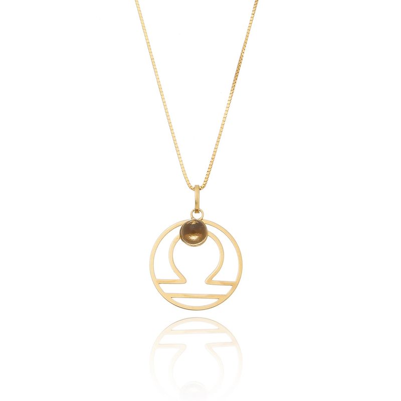 pingente-signo-de-libra-de-ouro-18k-com-quartzo-fume-joias-brasil