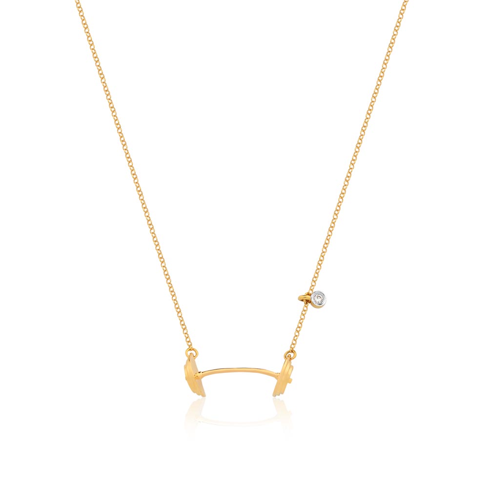 Colar-Profissao-Educacao-Fisica-de-Ouro-18k-com-Diamante