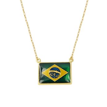 Colar-Bandeira-do-Brasil-de-Ouro-18k-Esmaltado