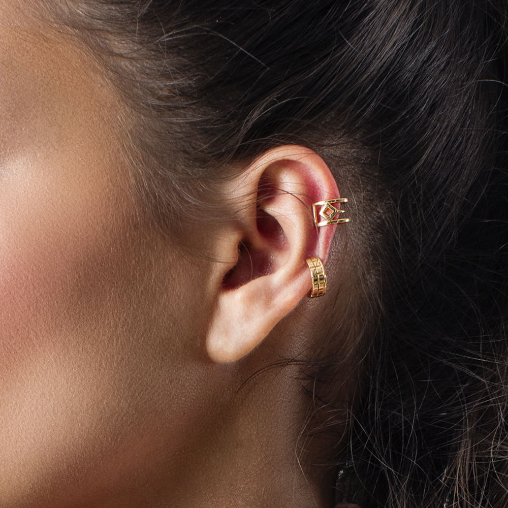 Piercing de ouro para orelha