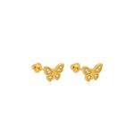 brincos-ouro-amarelo-infantil-borboleta-zirconia