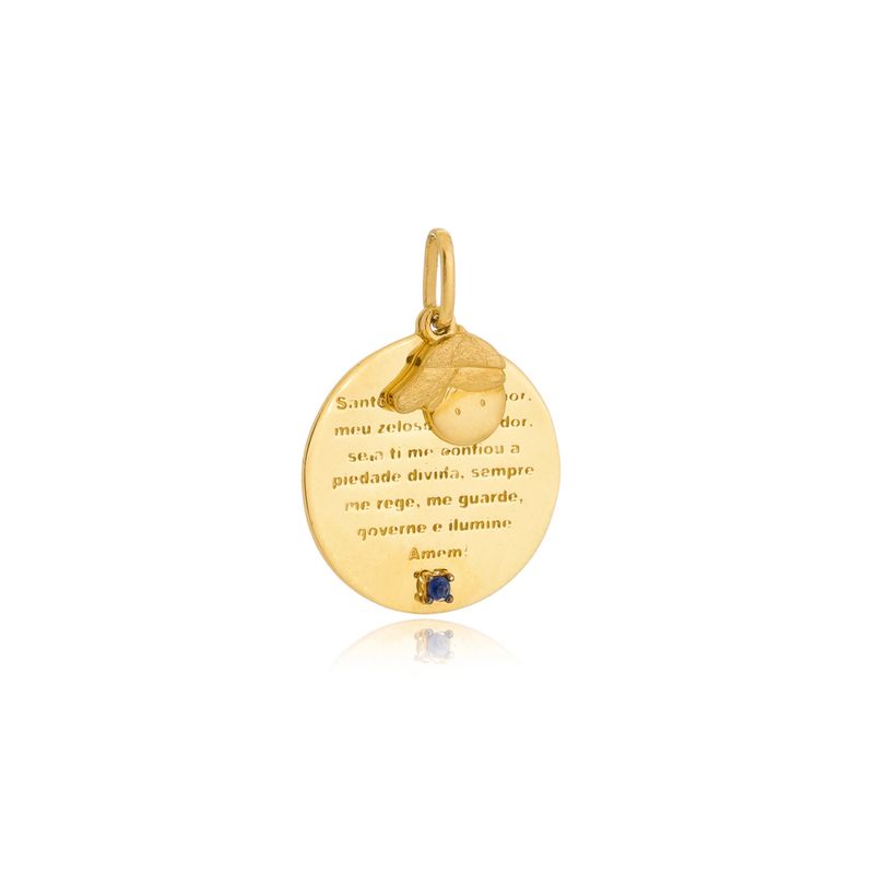 pingente-ouro-amarelo-medalha-menino-oracao-anjo-da-guarda-safira