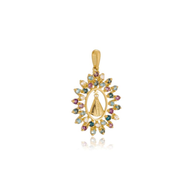 pingente-de-ouro-18k-com-pedras-brasileiras-nossa-senhora-aparecida-joias-brasil