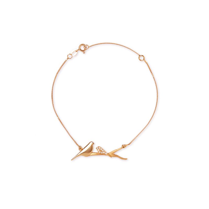 pulseira-filhotes-dois-passaros-de-ouro-rose-18k-e-diamantes