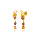 brincos-gotas-de-ouro-18kcom-granadas-e-citrinos