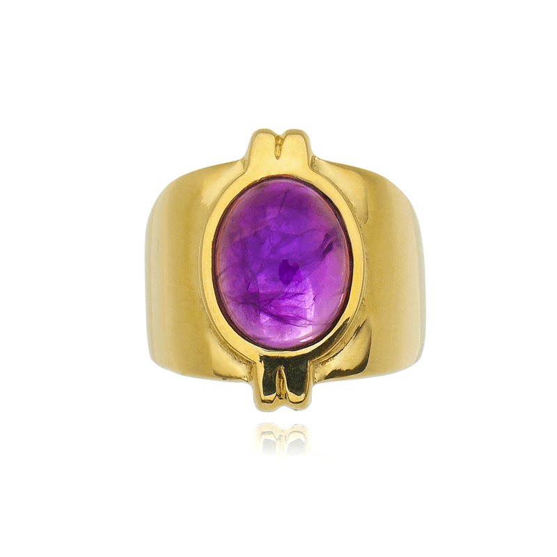anel-oval-de-ouro-amarelo-18k-com-ametista-cabochao