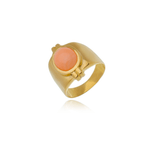 anel-oval-de-ouro-amarelo-18k-com-pedra-coral-cabochao