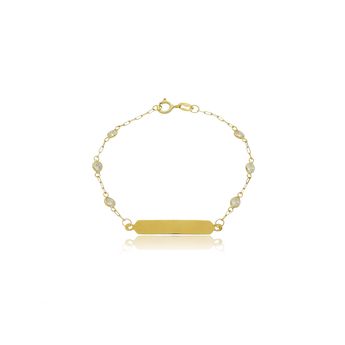 pulseira-infantil-chapinha-de-ouro-amarelo-18k-com-zirconias-branca