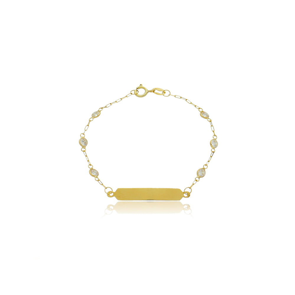 pulseira-infantil-chapinha-de-ouro-amarelo-18k-com-zirconias-branca