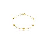 pulseira-infantil-veneziana-com-bolinhas-de-ouro-18k