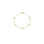 pulseira-infantil-veneziana-com-bolinhas-de-ouro-18k