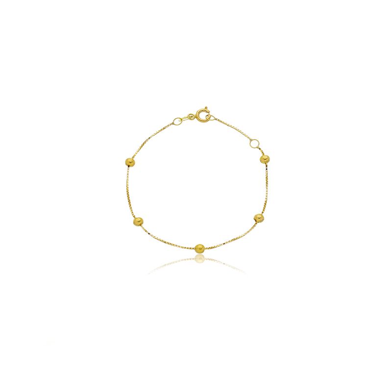 pulseira-infantil-veneziana-com-bolinhas-de-ouro-18k