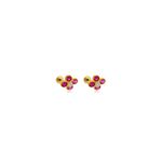 brincos-infantis-de-flor-em-ouro-18k-com-zirconia-vermelha