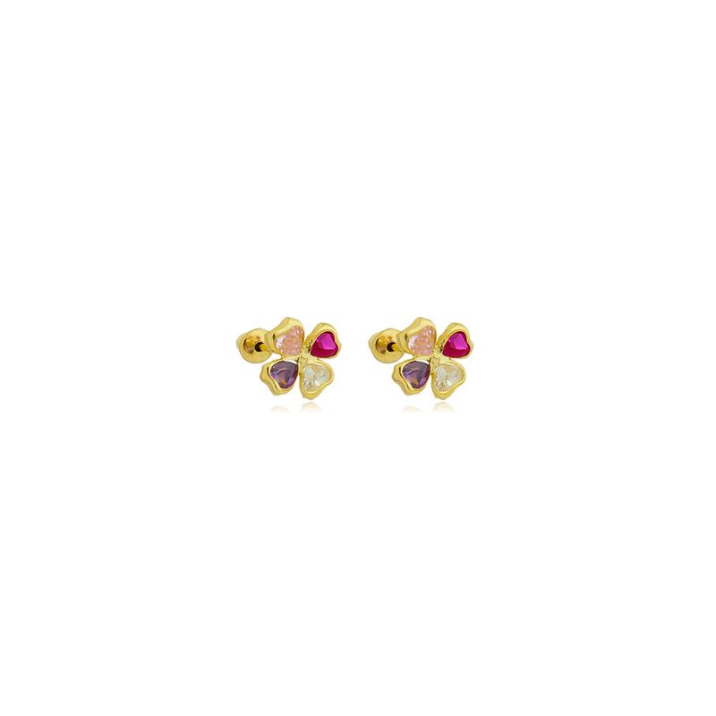 brincos-trevo-de-quatro-folhas-de-ouro-amarelo-18k-com-zirconias-coloridas
