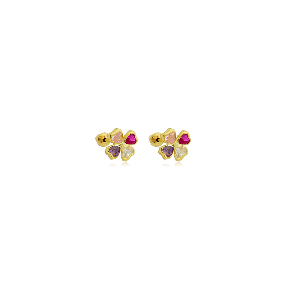 brincos-trevo-de-quatro-folhas-de-ouro-amarelo-18k-com-zirconias-coloridas