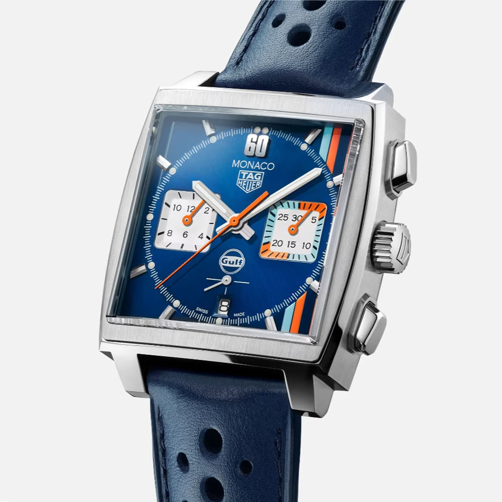 Rel gio TAG Heuer Monaco Gulf 39mm