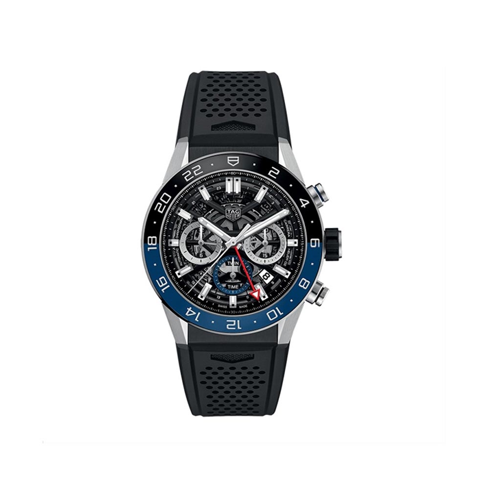 Rel gio TAG HEUER Carrera Calibre Heuer 02 Cron grafo GMT