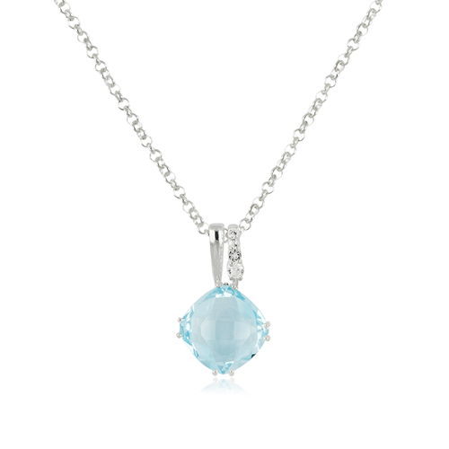 Colar Celeste M de Prata 925 com Topázios (You by Maxior)