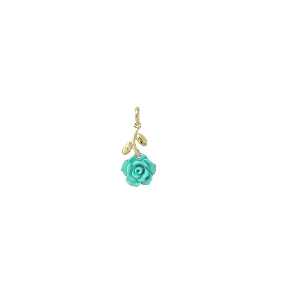 pingente-flor-rosa-ouro-amarelo-pedra-reconstituida-verde