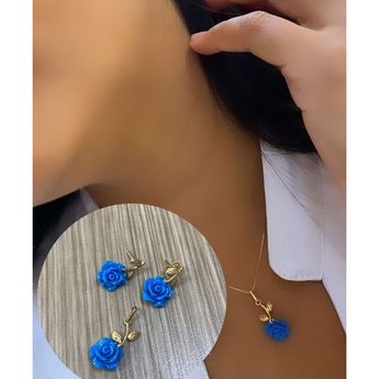 pingente-flor-rosa-ouro-amarelo-pedra-reconstituida-azul