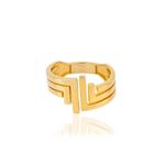 Anel Retas M de Ouro Amarelo 18k-1760732836128