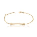 Pulseira Infantil de Ouro amarelo 18k -1762979467384